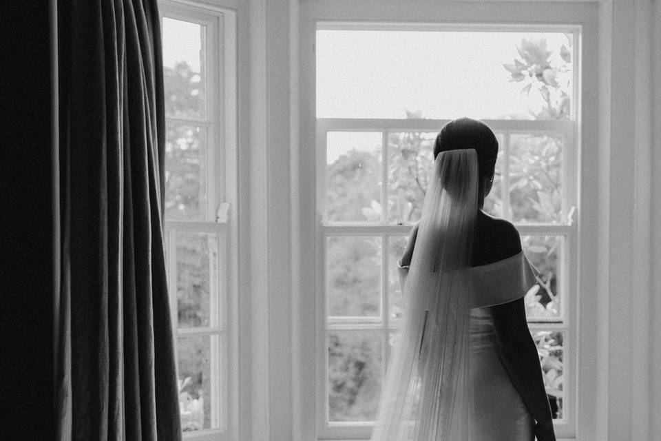 Bride in Main Bedroom