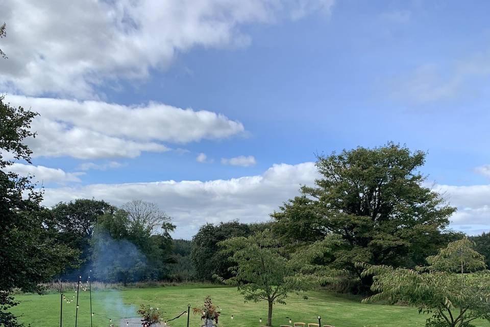 Outside ceremony