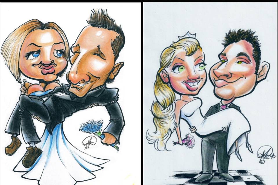 Some of my commission caricatures