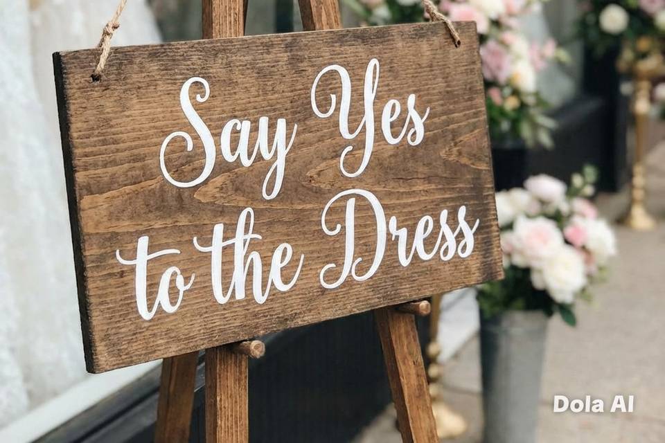 Say yes to the dress