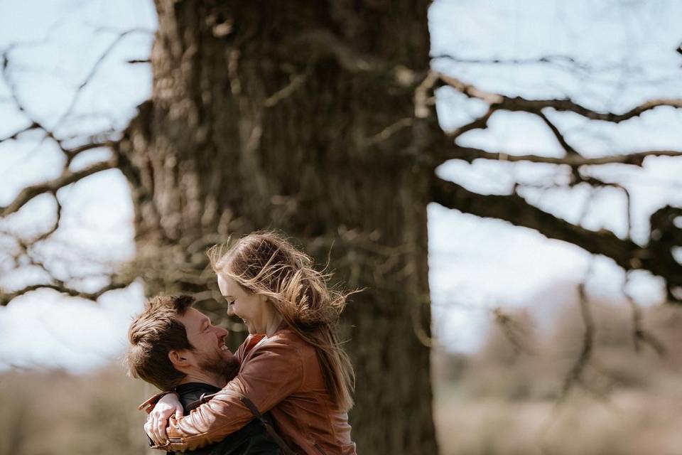 Engagement shoot in Bibury