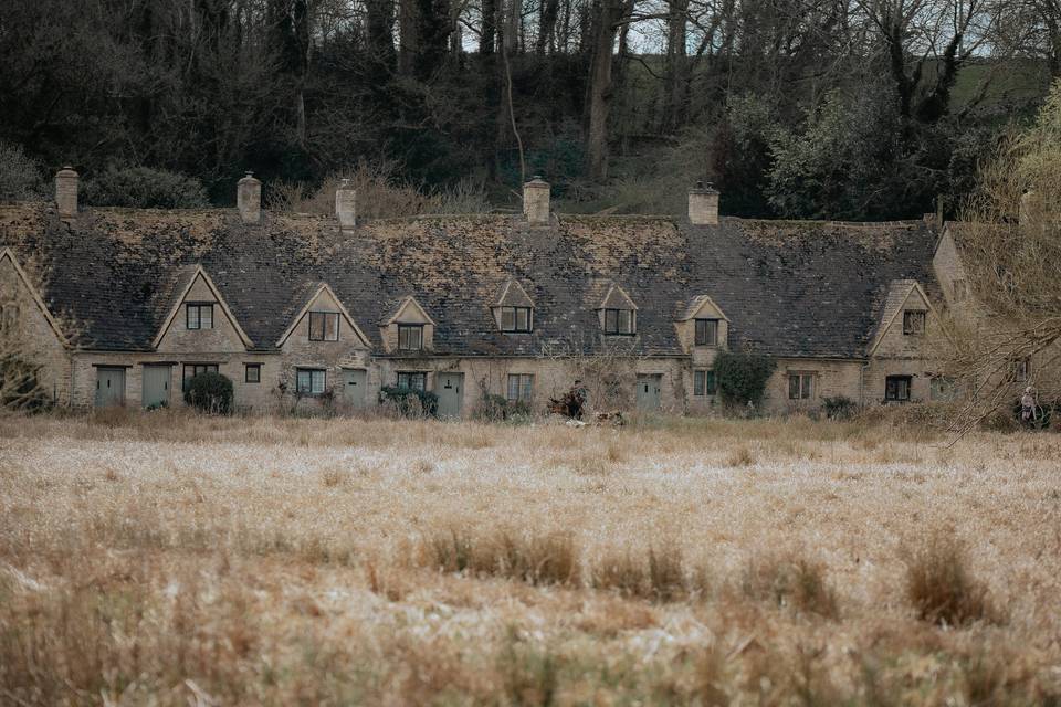 Engagement shoot in Bibury