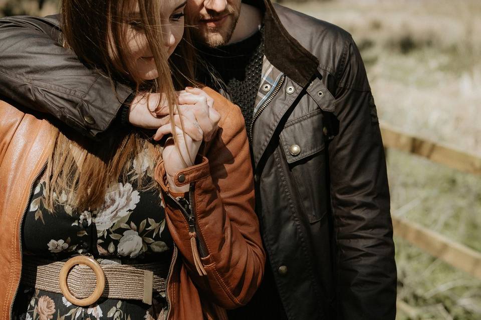 Engagement shoot in Bibury