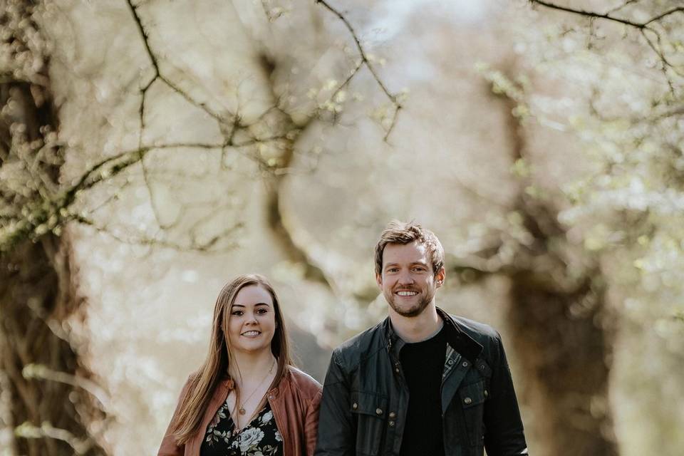 Engagement shoot in Bibury