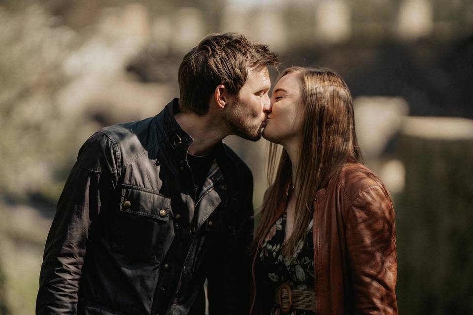 Engagement shoot in Bibury