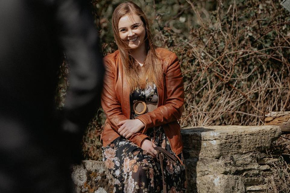 Engagement shoot in Bibury