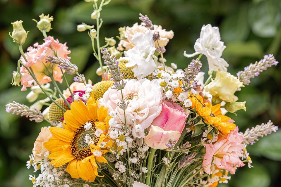 Wedding bridal bouquet