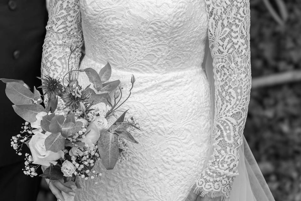 Beautiful bride on wedding day