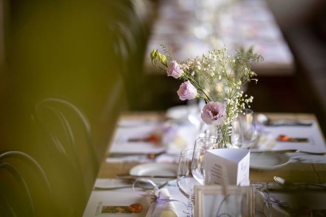 Flowers and table decor