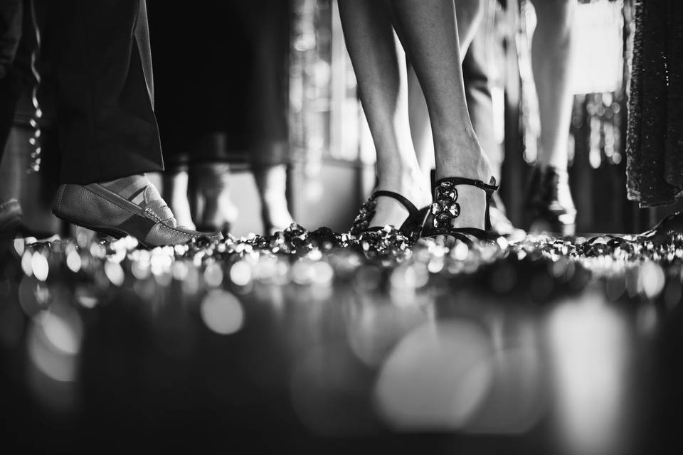 The feet on the dancefool