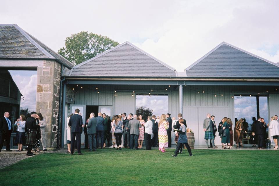 Autumn wedding at Guardswell Farm