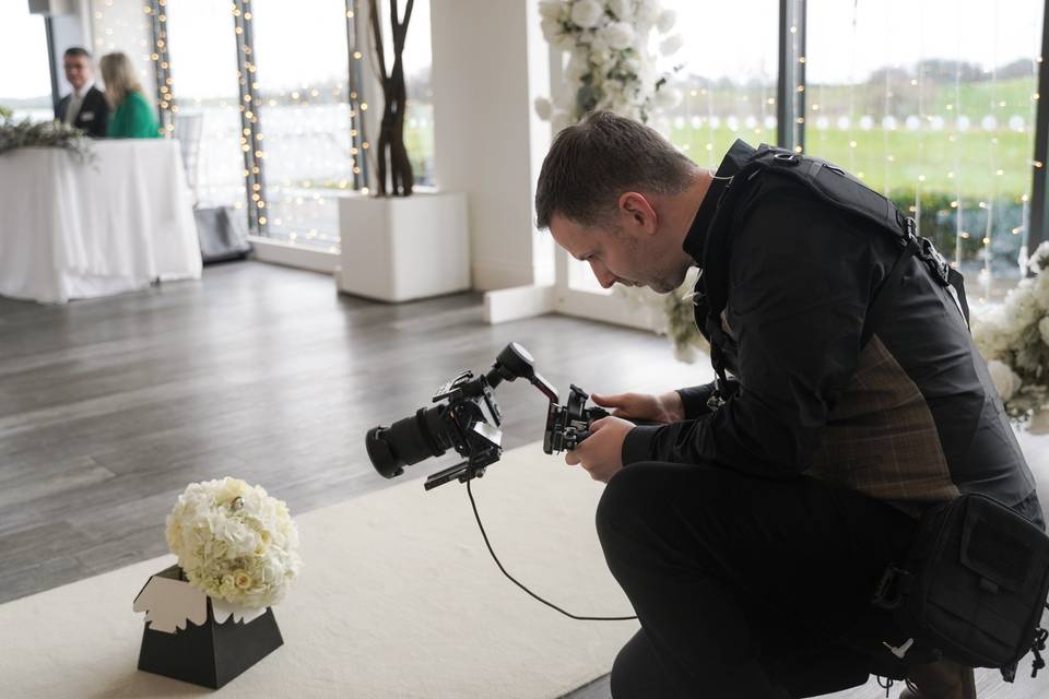 Focused on fine detail...