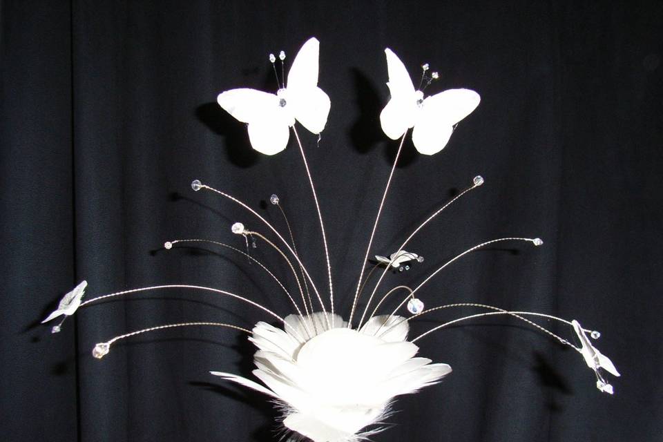 Butterfly feather vase filler