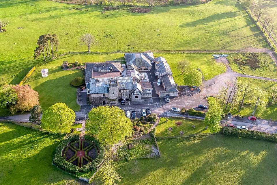 Aerial picture of Hundith Hill