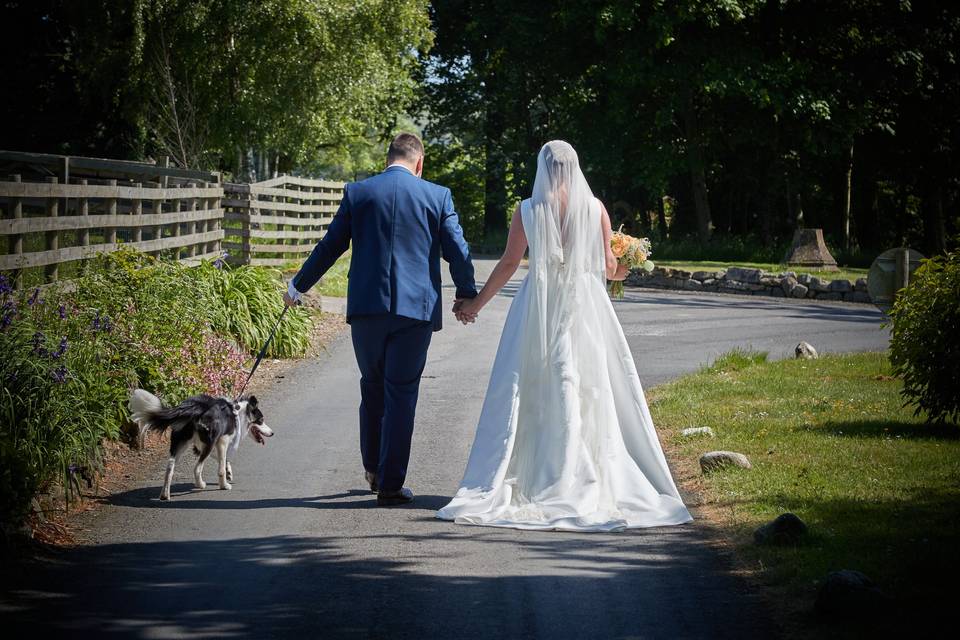 Heading towards the folly