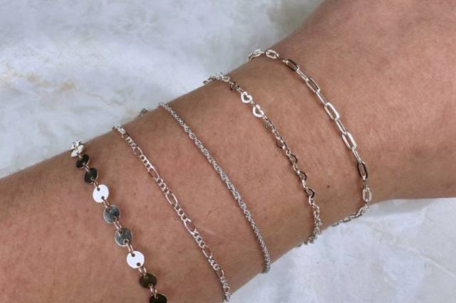 Silver bracelets