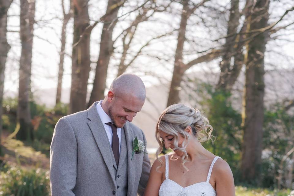 Couple celebrate with their so