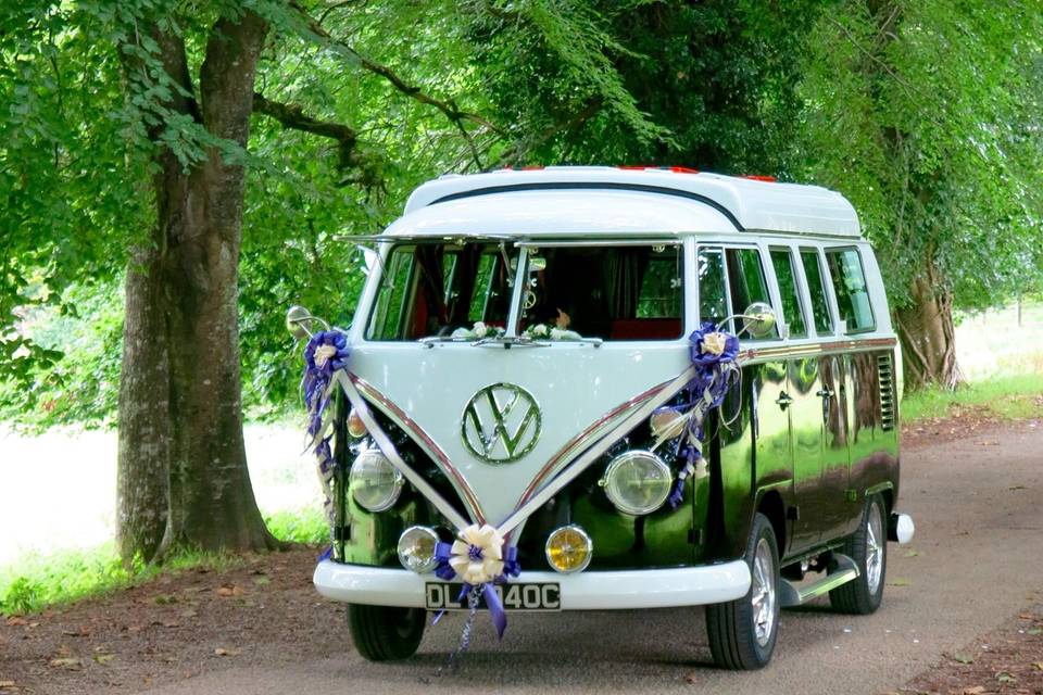 VW Black Betty Wedding Hire Campervan