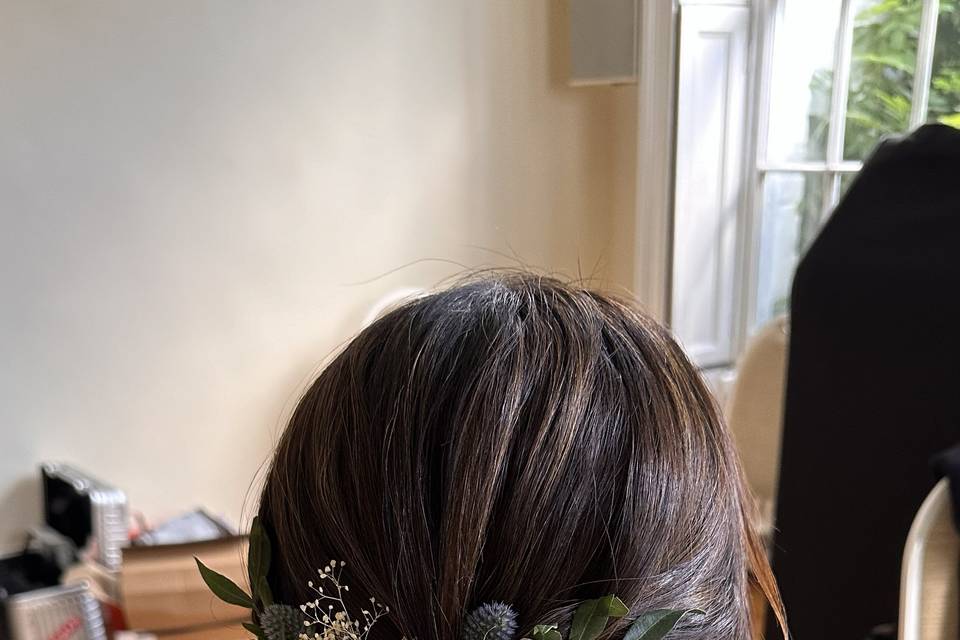 Wedding breakfast hair style