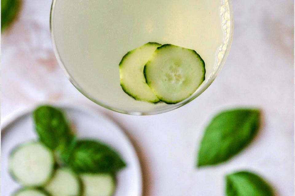 Cucumber martini