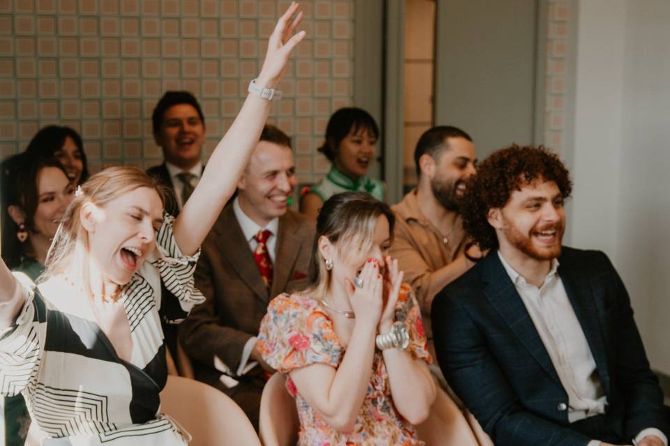 They’re married!