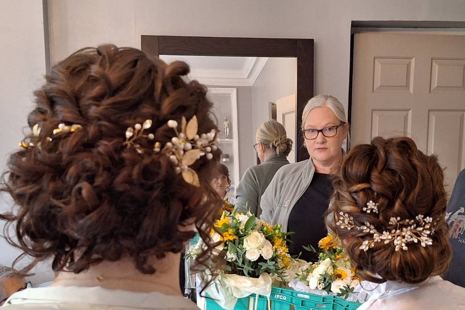 Wedding hair up