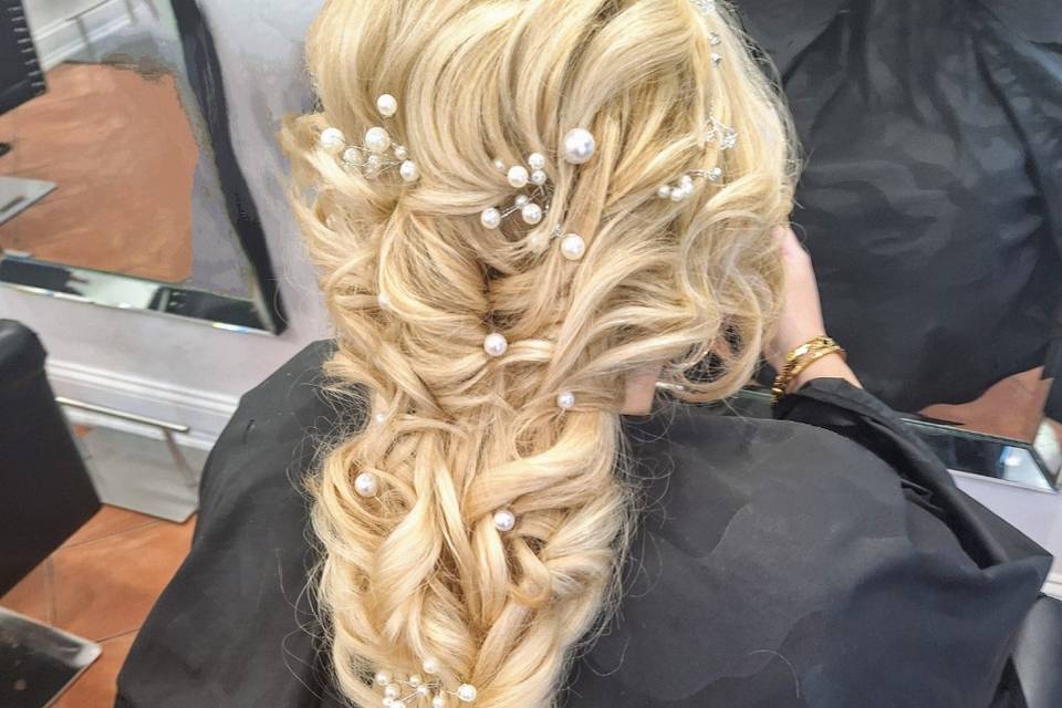 Bridal hair