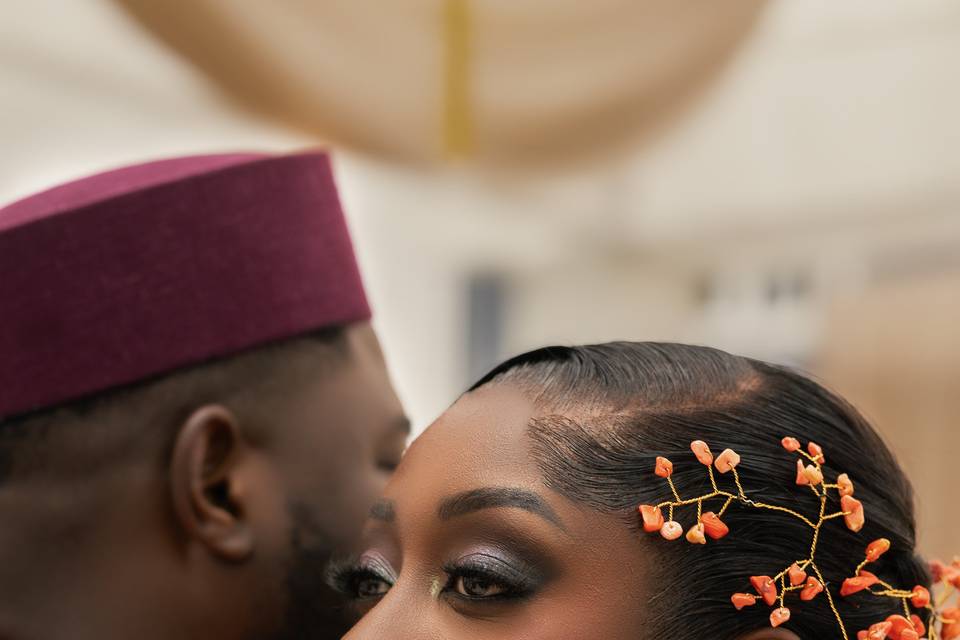 African Cultural bride