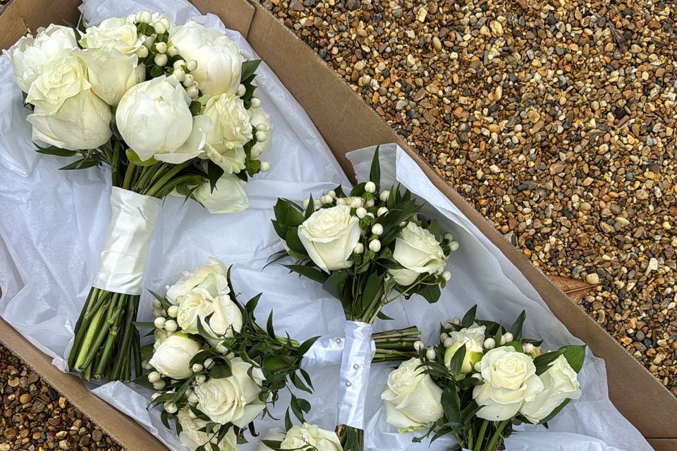 Tight dome bouquets