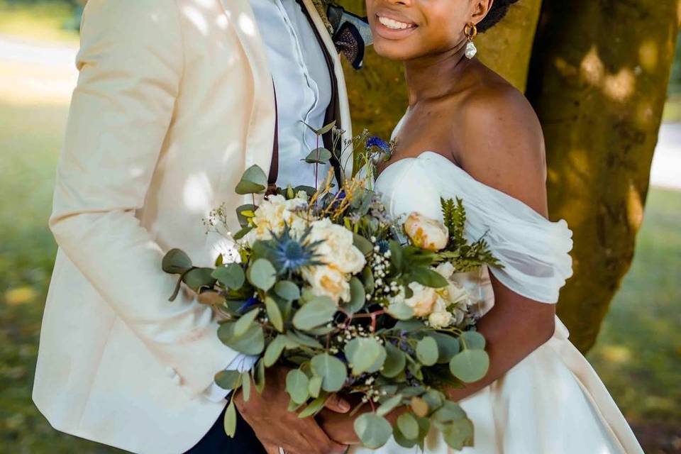 A foliage inspired bouquet