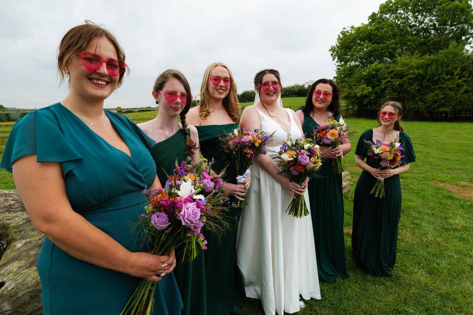 Lovely bridesmaids