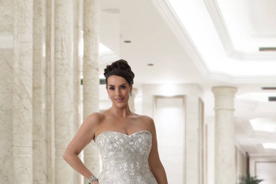 Sonsie beaded ballgown