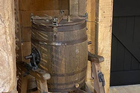 Barn butter churn