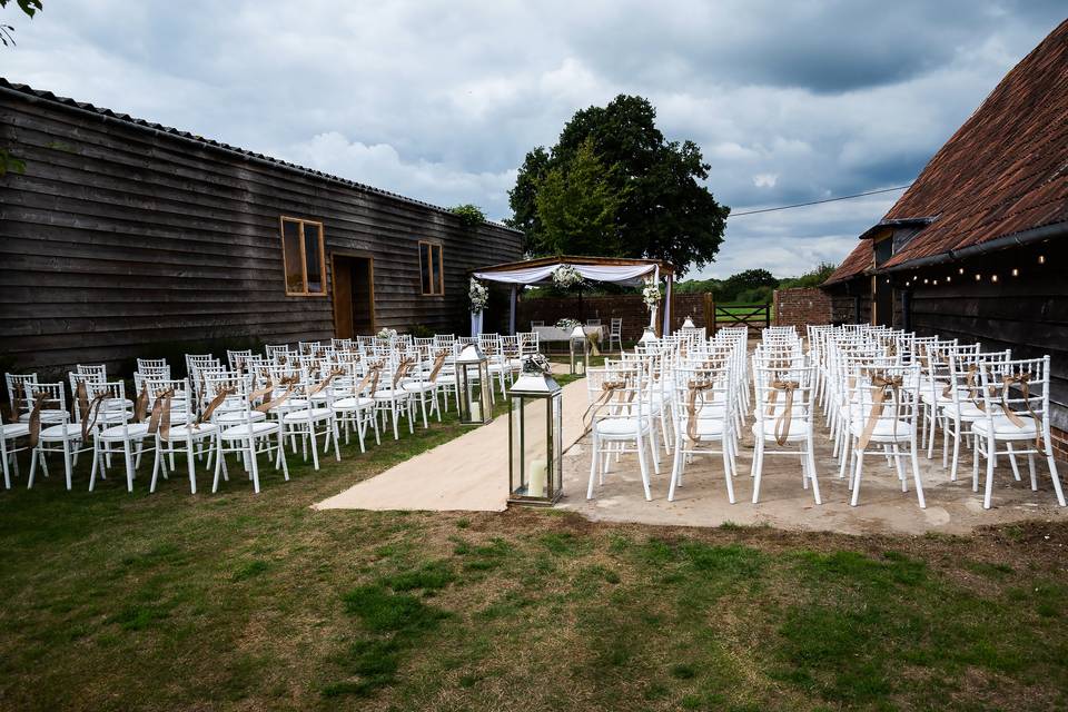 Outdoor Wedding Ceremony