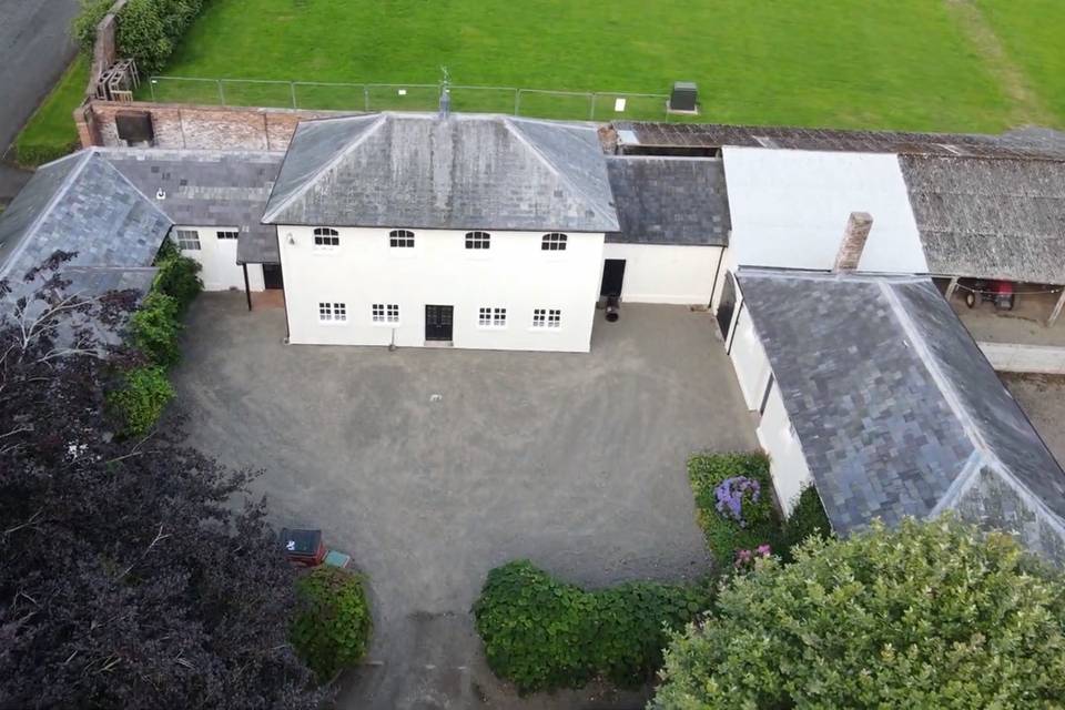 Coach House Aerial View