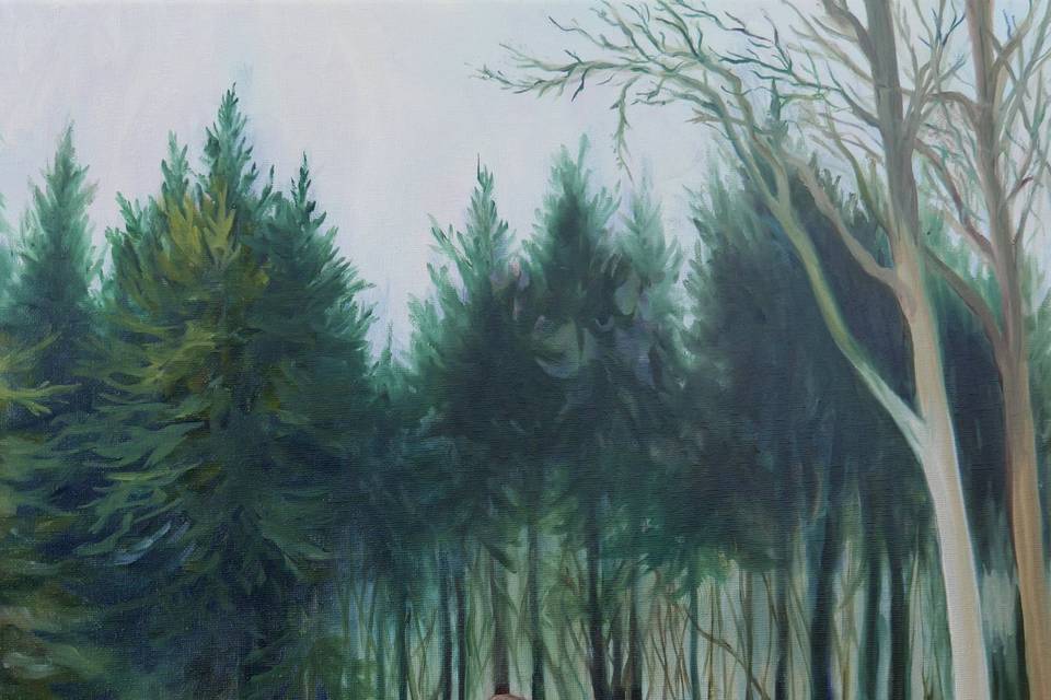Harburn Barn (40x50cm)