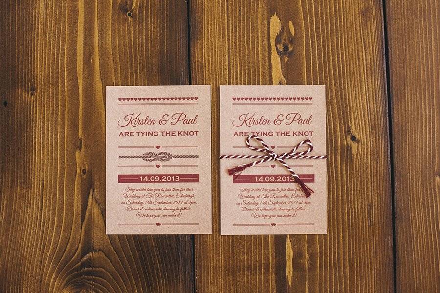 Wedding save the date cards