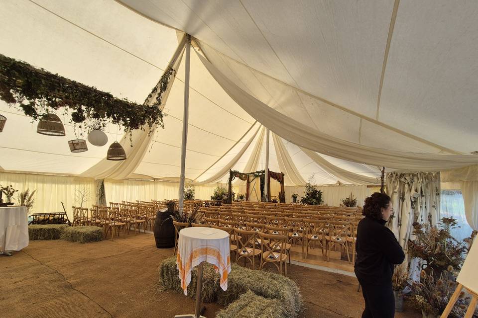 Autumn Marquee wedding