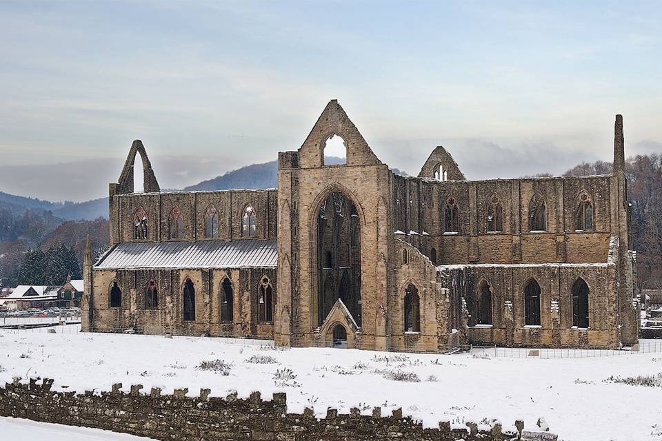 Tintern Abbey In Winter