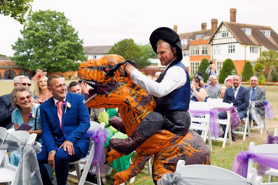 T-Rex flower dinosaur