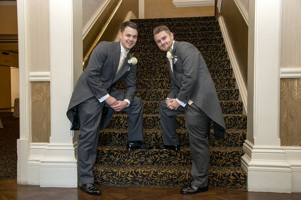 Groom and best man