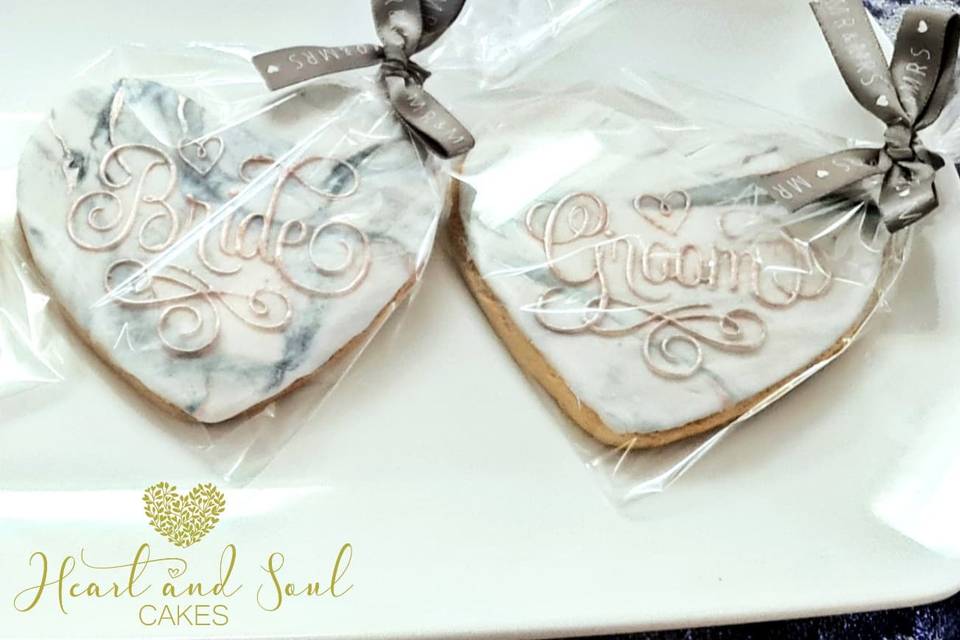 Handpainted Biscuit favours