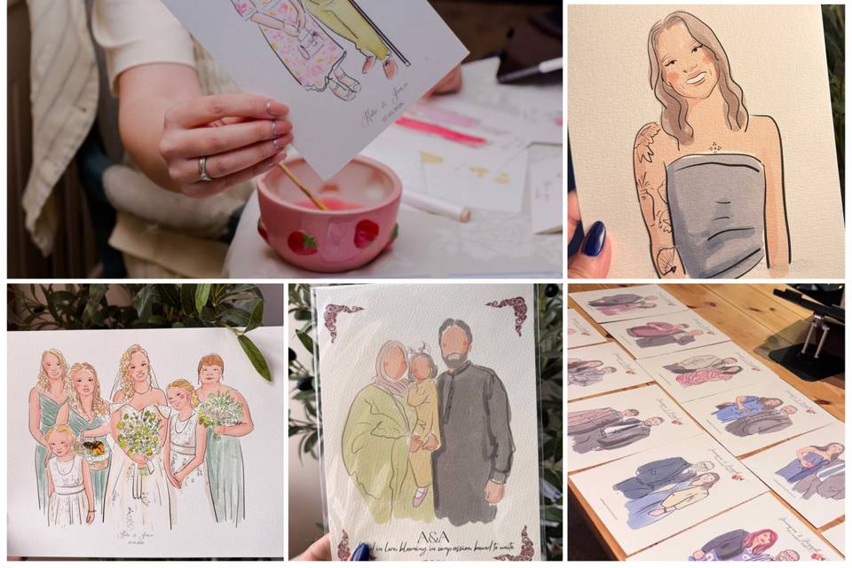 Guest illustrations styles