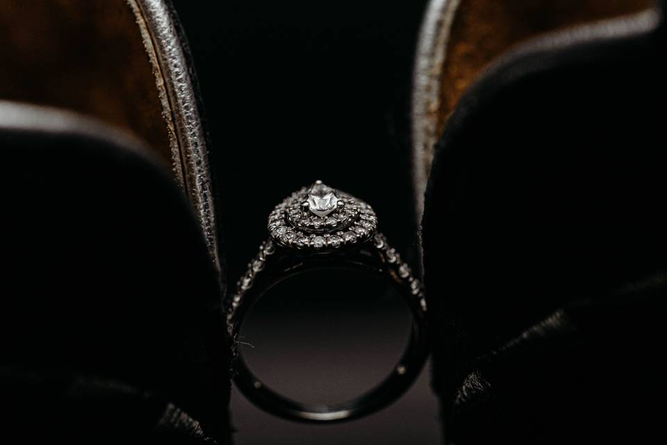 Detailed Ring Shot Up Close