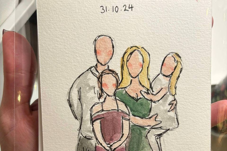 Live family illustration