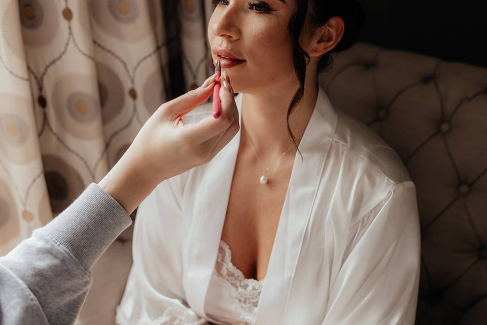Bride makeup