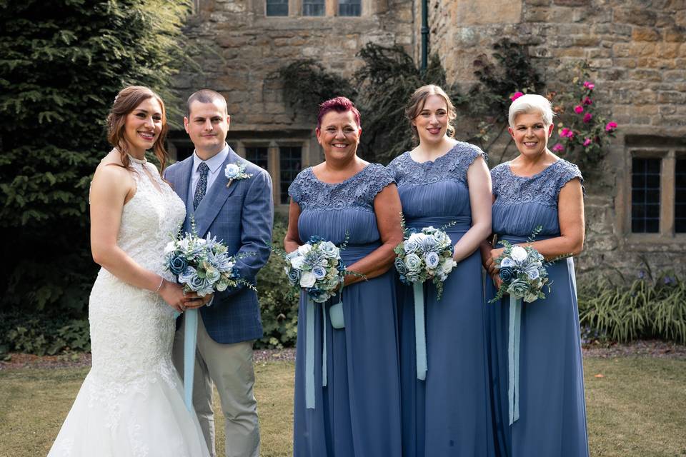Groom and the ladies
