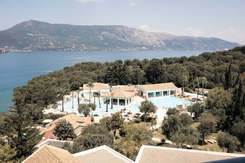 Hotel view, Corfu