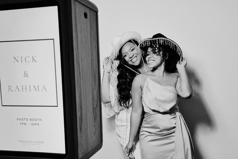 Black and white wedding