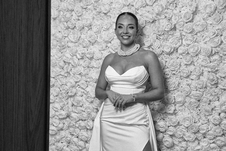 Black and white Wedding